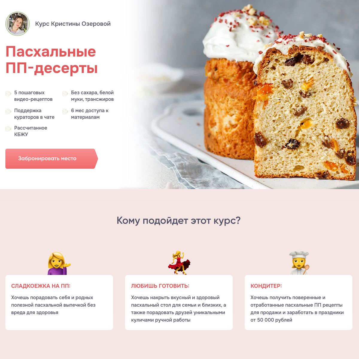 Пасхальные ПП-десерты. Тариф Пеку для себя (Кристина Озерова) - Candykurs -  Кондитерские курсы и мастер классы