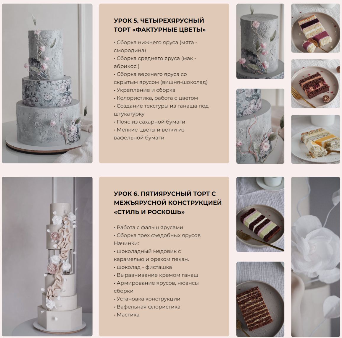 [yanni.bakery] Современный торт. Ярусы и текстуры (Яна Караваева) -  Candykurs - Кондитерские курсы и мастер классы